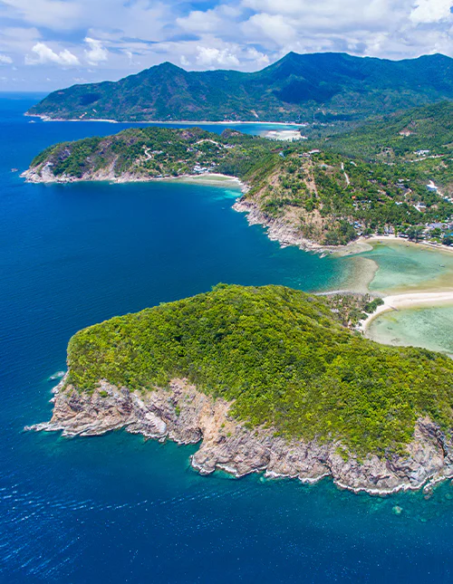 Näkymä Koh Phanganille, Thaimaa