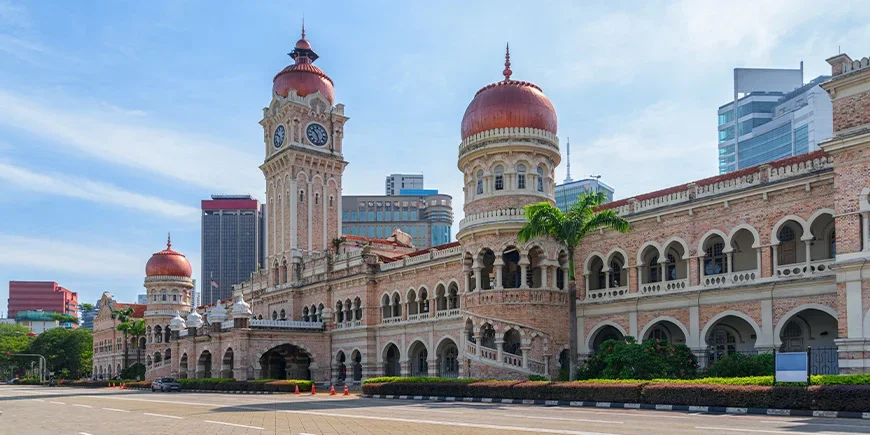  Sultan Abdul Samad -rakennus Merdeka-aukiolla Kuala Lumpurissa